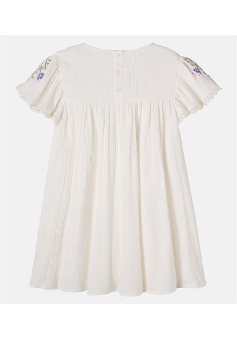 Abito con ricamo LOUISE MISHA KIDS | S0209OFF WHITE